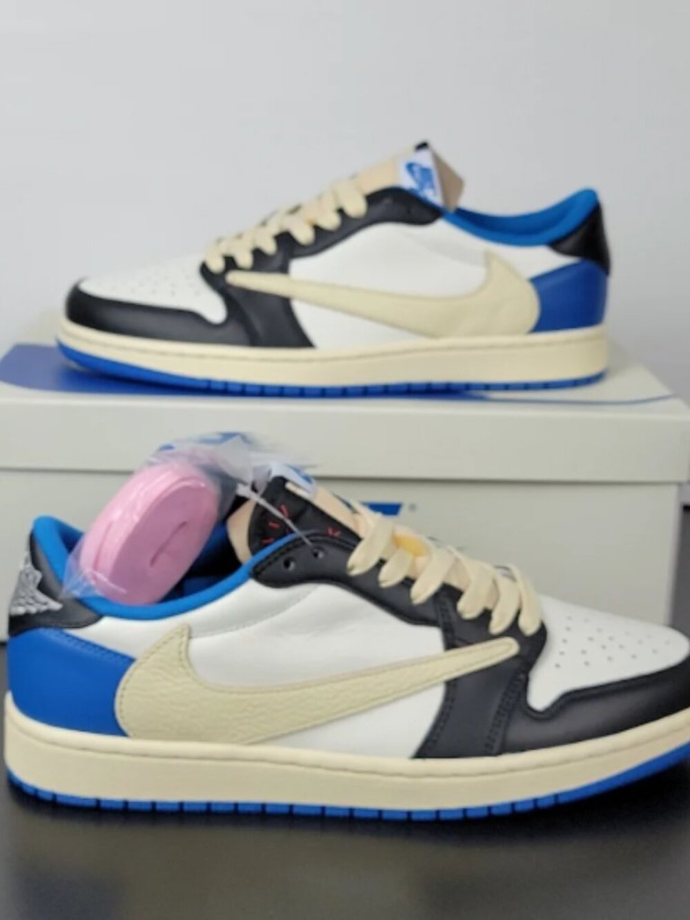 Air Jordan 1 Low Fragment × Travis Scott Men's Shoes